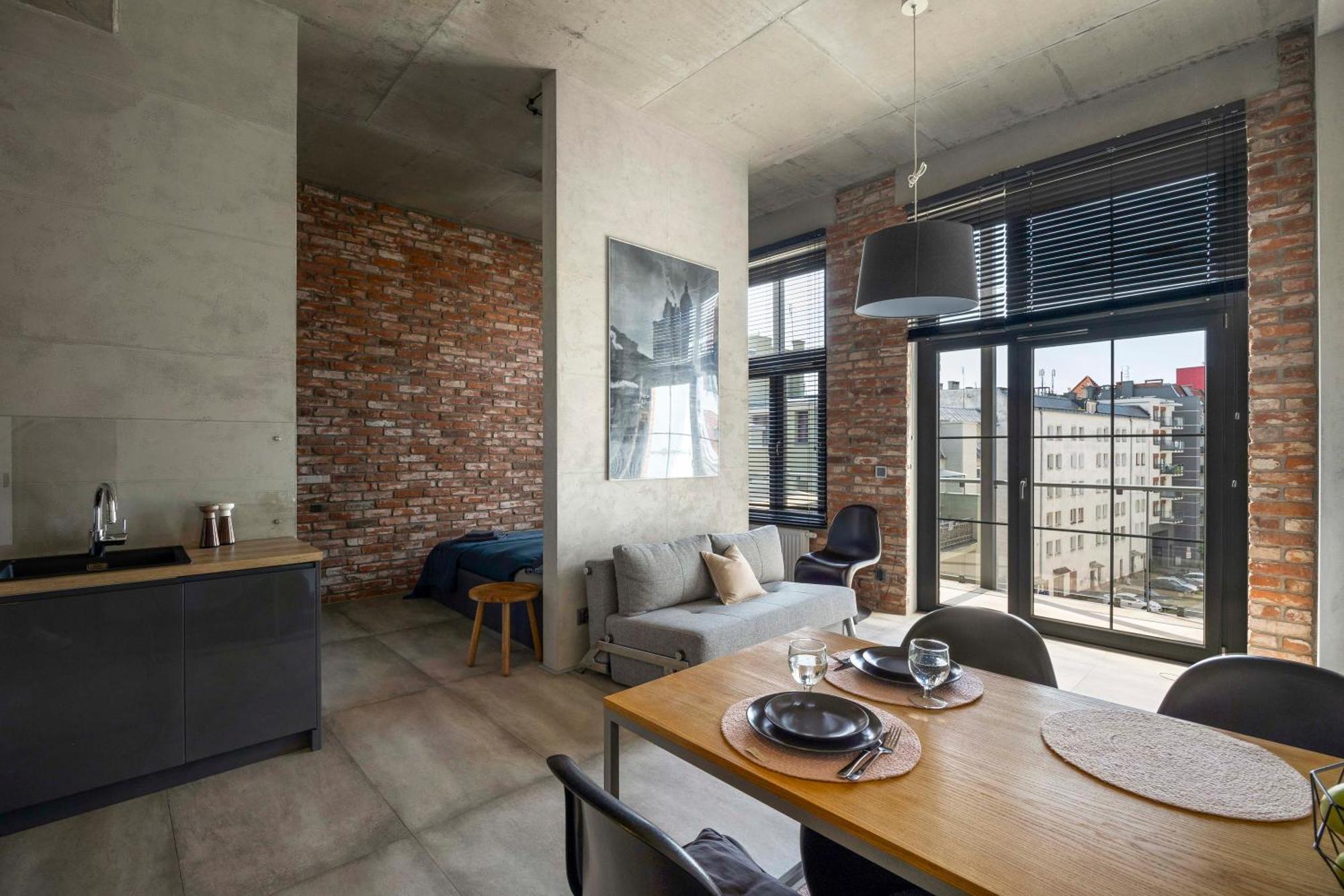 Brooklyn Loft Apartment - Old Town, Free Parking Breslau Exterior foto
